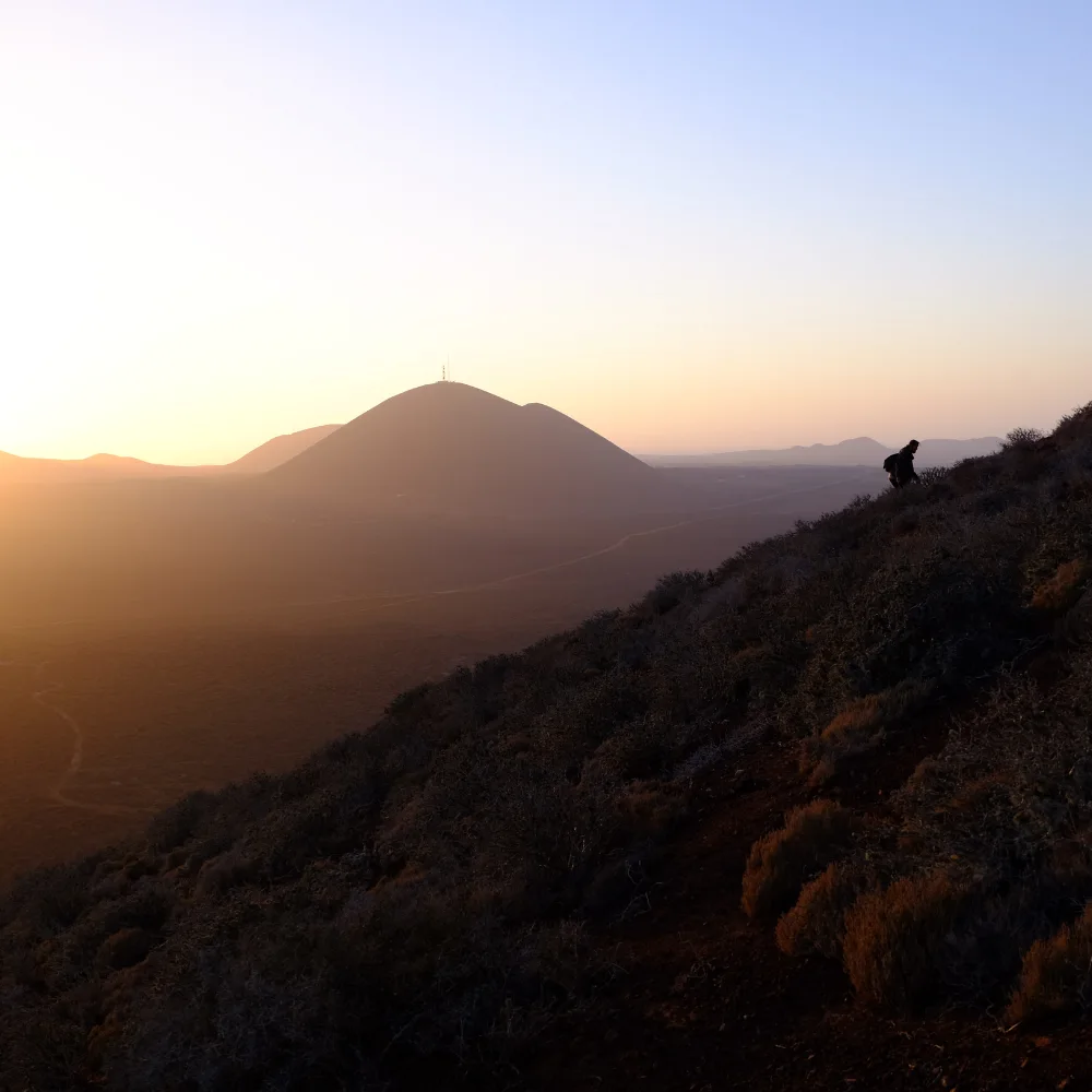 Chad McMillan crossing the Baja desert